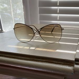 Tom Ford Gold Fashion Sunglasses ✨